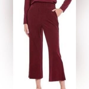 MICHAEL KORS
Women's Maroon Rib Knit Kick
Flare High Waist Pants XL